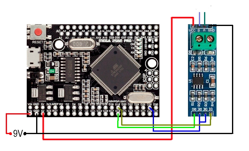 Mega 2560 pro mini схема