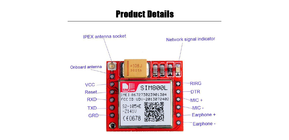 Sim800l evb схема