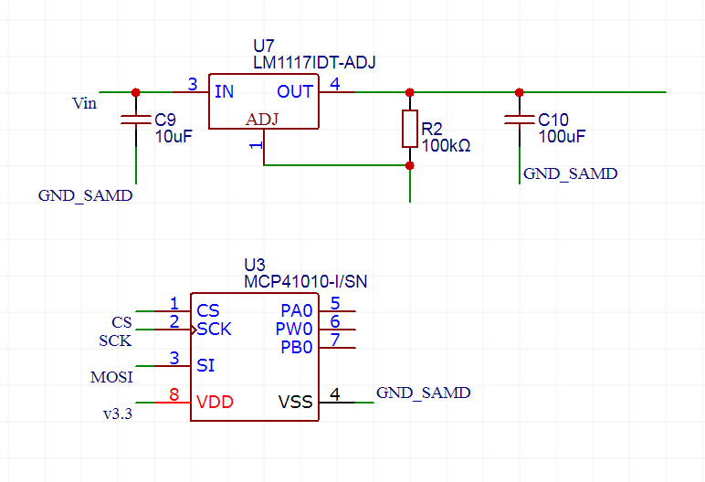 Asm1117 схема включения